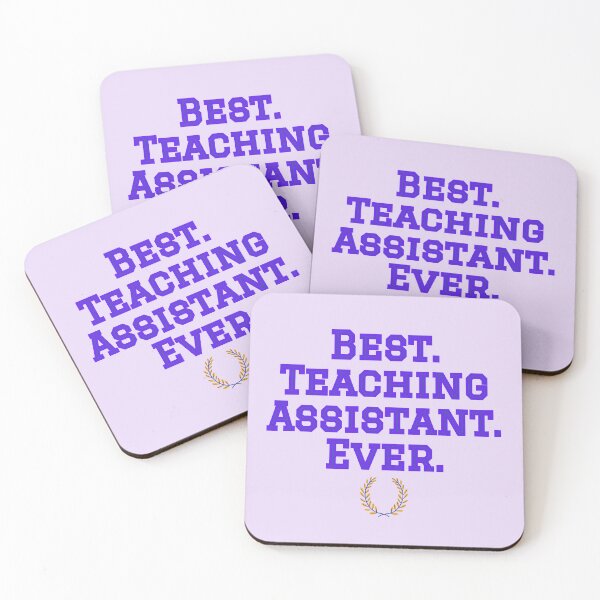 Item preview, Best Teaching Assistant TA purple designed and sold by cmd-art.