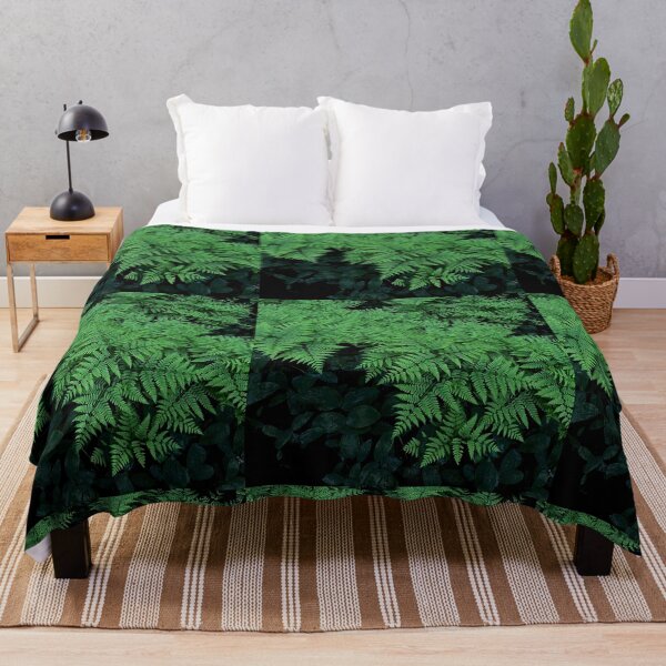 Item preview, Fern leaves with dark background designed and sold by Azaswi.