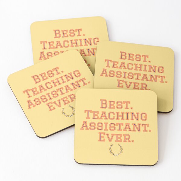 Item preview, Best Teaching Assistant TA orange designed and sold by cmd-art.