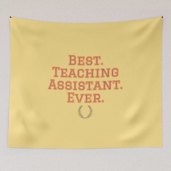 Item preview, Best Teaching Assistant TA orange designed and sold by cmd-art.