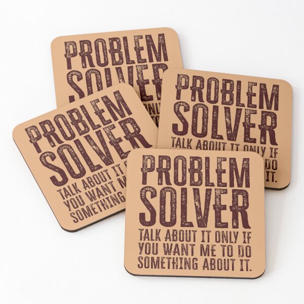 Item preview, Problem Solver: Talk About It Only If You Want Me To Do Something About It - Burgundy designed and sold by Reconocer.