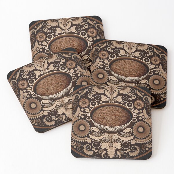Item preview, Classic Coffee Pattern 6 designed and sold by Juliascutecornr.