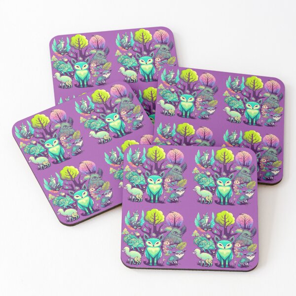 Item preview, Funky Forest Animals designed and sold by Black-Glove.