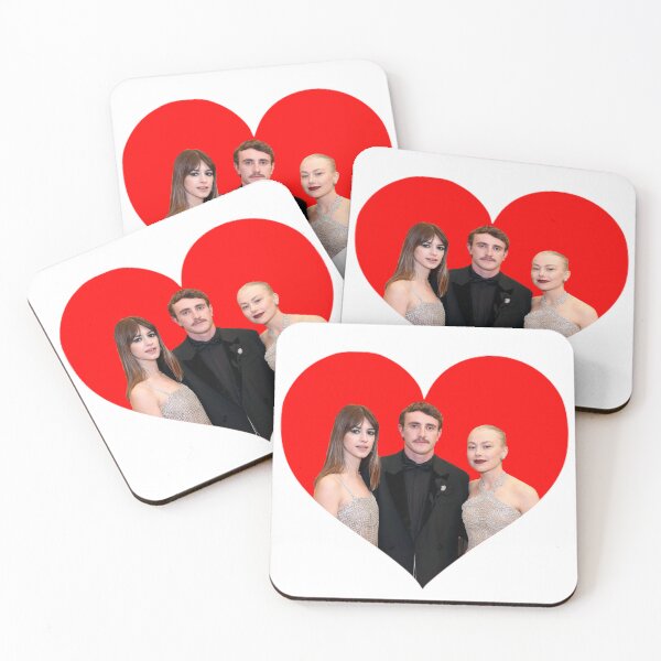 Item preview, phoebe bridgers, paul mescal, daisy edgar jones heart designed and sold by 666cherry.