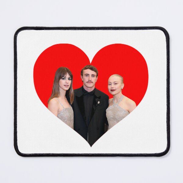 Item preview, phoebe bridgers, paul mescal, daisy edgar jones heart designed and sold by 666cherry.