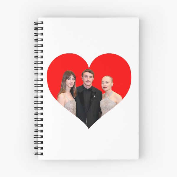Item preview, phoebe bridgers, paul mescal, daisy edgar jones heart designed and sold by 666cherry.