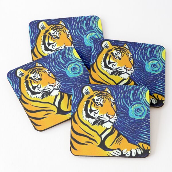 Item preview, Tiger Van Gogh Style designed and sold by cardia1991.
