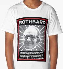 Murray Rothbard with Quote Long T-Shirt