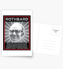 Murray Rothbard with Quote Postcards