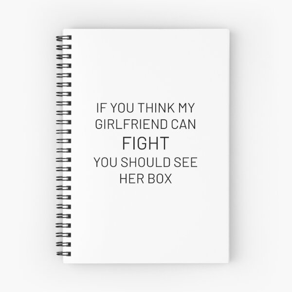 Item preview,  If you think my girlfriend can fight you should see her box Funny Desing  designed and sold by BRAZILCOOLSHIRT.