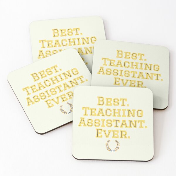 Item preview, Best Teaching Assistant TA gold designed and sold by cmd-art.