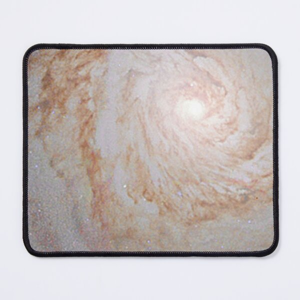Item preview, Space Starburst Galaxy Silver Grey White Orange Spiral 2- Rectangle Edit by Veda -  designed and sold by kattakitty.