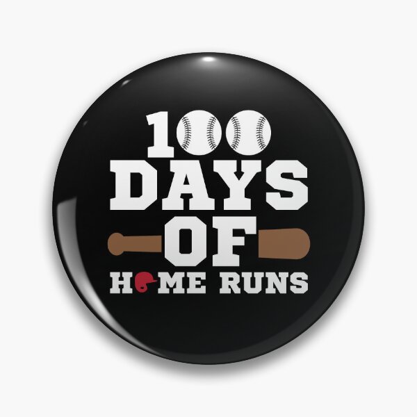 Item preview, 100 Days Teacher | 100 Days Of Home Runs | Baseball Saying designed and sold by AMINE  ★★★★★.