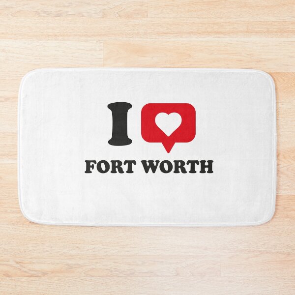 Item preview, I Love Fort Worth, I Heart Fort Worth, Hometown Fort Worth, Texas designed and sold by Danylo Mikhnievych.
