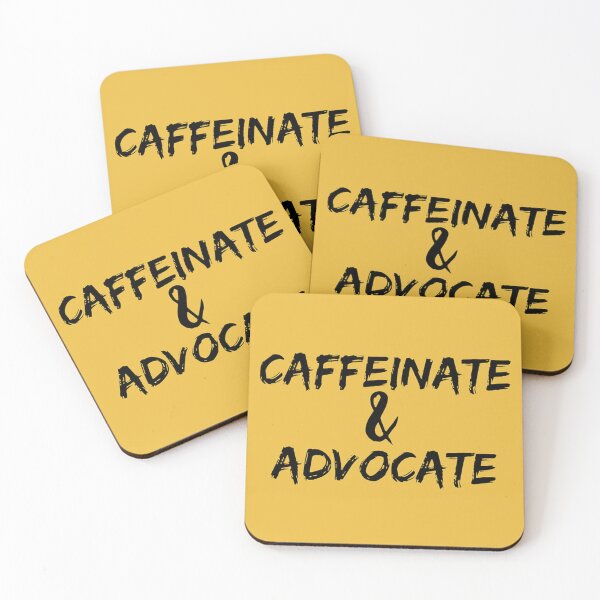 Item preview, Caffeinate And Advocate designed and sold by mystylecorner.