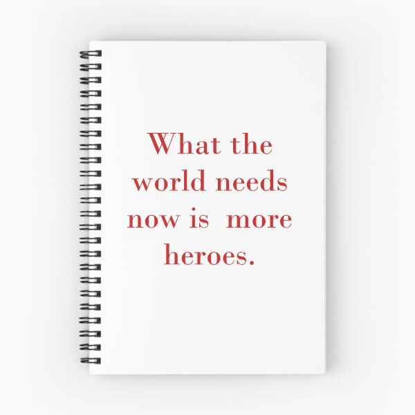 Item preview, What The World Needs Now Is More Heroes designed and sold by CrankyOldDude.