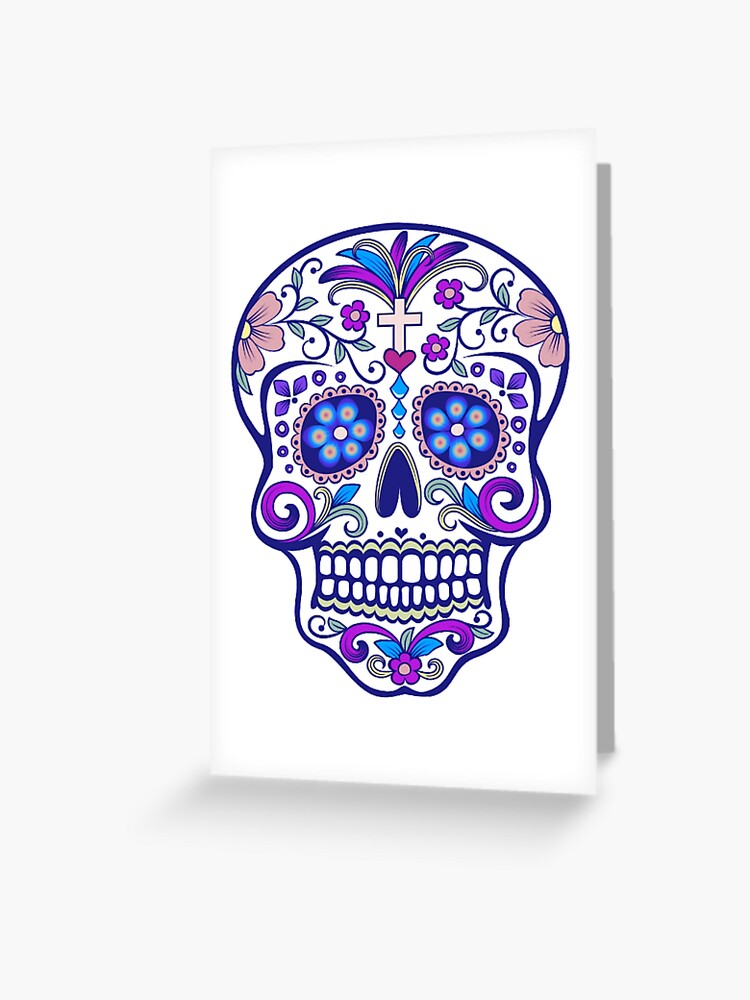 Sugar Skull Chicago Baseball Sticker for Sale by shanconart