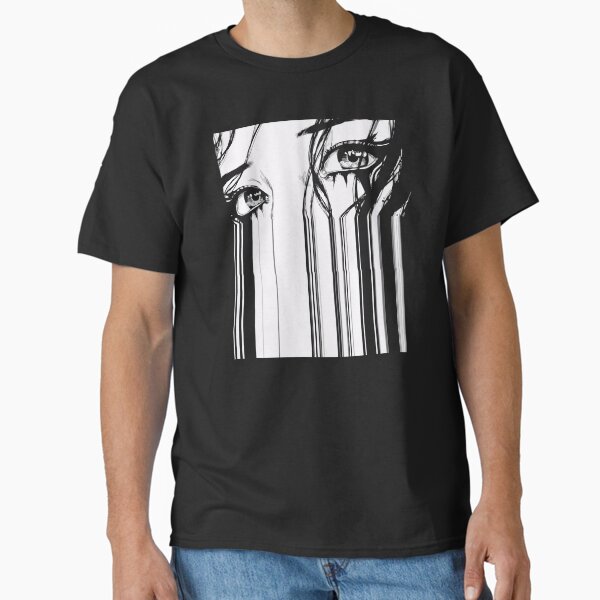 Aperçu de l'œuvre Anime Manga, Yeux Anime, Vêtements Anime, Cadeau Anime, Manga Anime Vintage, Anime rétro, Yeux Anime, Tenue Anime, Streetwear Anime, créée et vendue par 1DAYTSHIRT.
