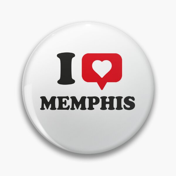 Aperçu de l'œuvre J'aime Memphis, j'aime Memphis, ville natale de Memphis, Tennessee créée et vendue par Danylo Mikhnievych.