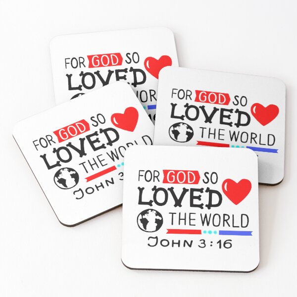Item preview, For God so Loved the World  John 3:16 designed and sold by Rowena Jones.