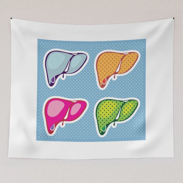 Item preview, Liver Pop Art designed and sold by vectorworks51.