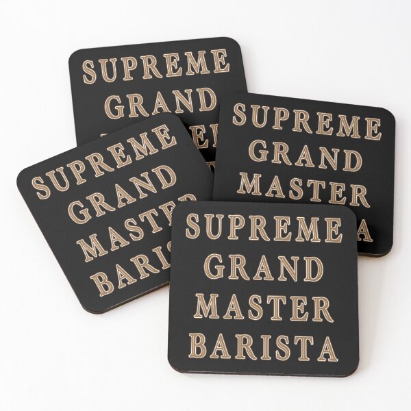 Item preview, Supreme Grand Master Barista designed and sold by janraydesigns.