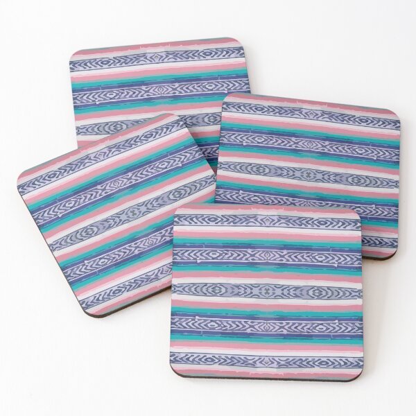 Item preview, Pastel colors mexican serape girly modern aesthetics pattern designed and sold by T-Mex.