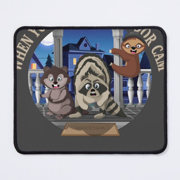 Item preview, Funny doorbell cam animals designed and sold by TipTopTapo.