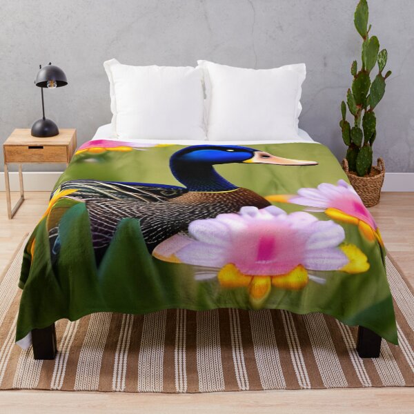 Item preview, Mallard Duck Flowers designed and sold by gramizzia.