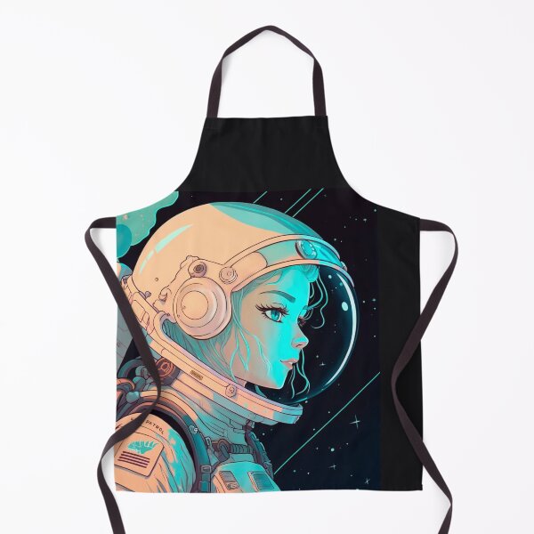 Item preview, Space Explorer Anime Girl designed and sold by TheFoxyWolfShop.