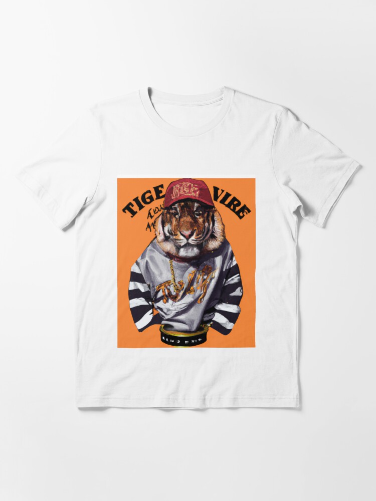 Tigers Head T Shirt Trending Tiger Face Silhouette T-shirt 