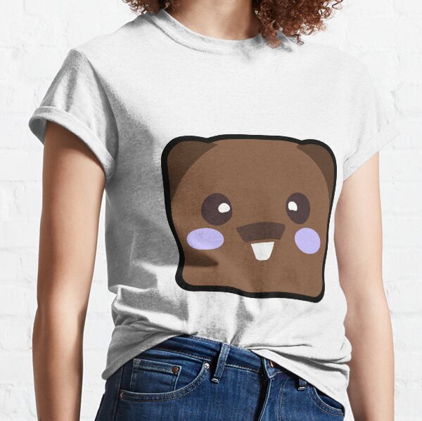 Vista previa del artículo con la obra «Pequeño wombat caca rectangular kawaii», diseñado y vendido por pierdus.