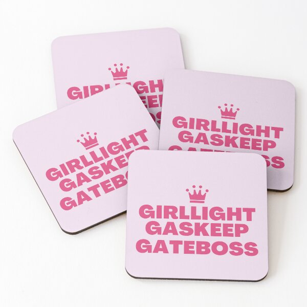 Item preview, Girlboss Parody, Girllight Gaskeep Gateboss Typography Cringe Comedy designed and sold by ThatJewishFeminist Ali S.