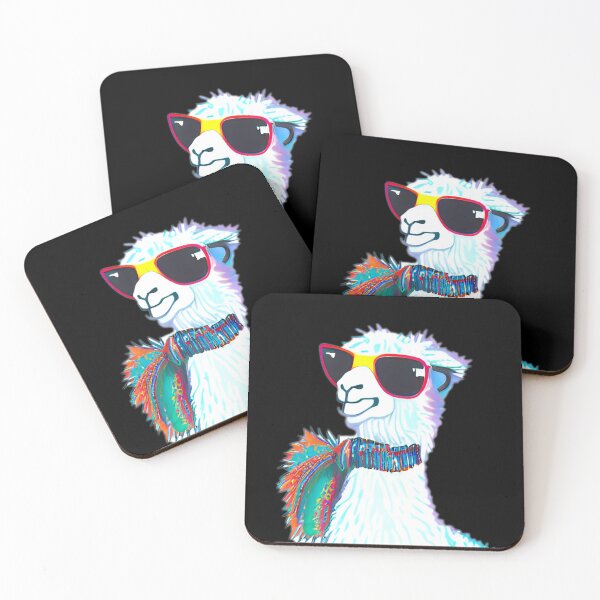 Item preview, Llama sunglass scarf cool -- 3D  designed and sold by glitchman2.