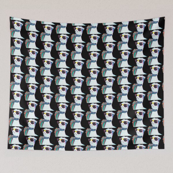 Item preview, Llama sunglass scarf cool -- 3D  designed and sold by glitchman2.