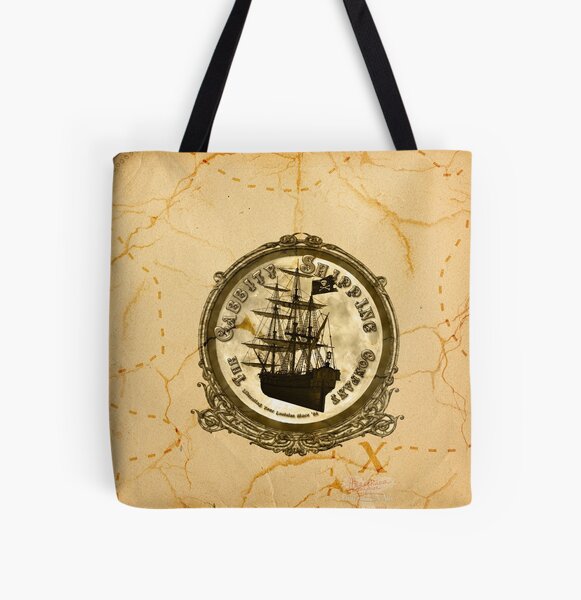 The Cabbity Shipping Co - Treasure Map All Over Print Tote Bag