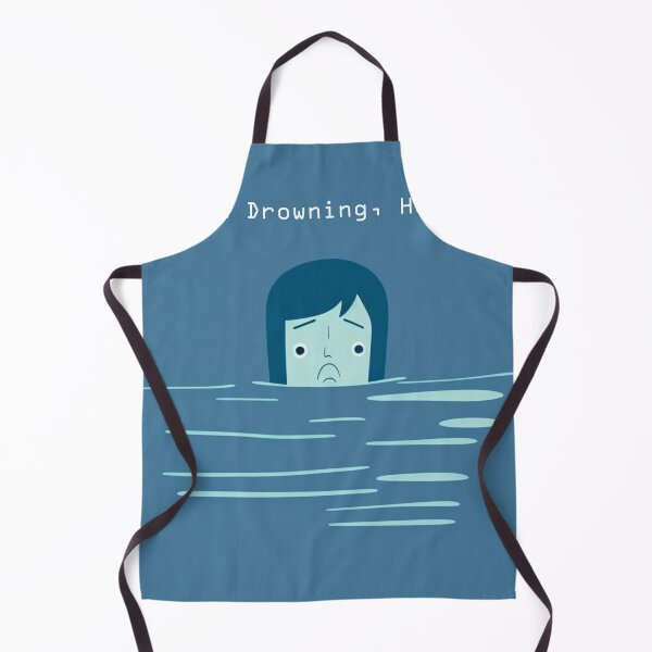 Item preview, I'm Drowning, Help! Sticker designed and sold by Meloncholai.