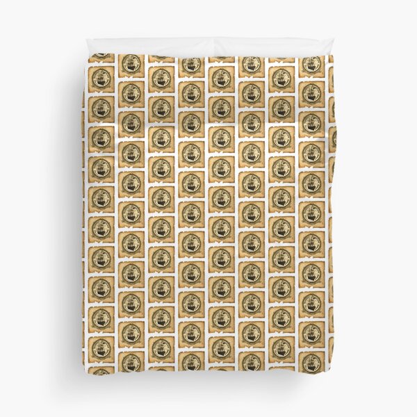 The Cabbity Shipping Co - Treasure Map Duvet Cover