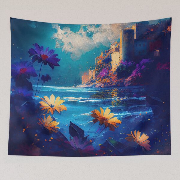 Item preview, Mediterranean landscape designed and sold by CEVmemories.