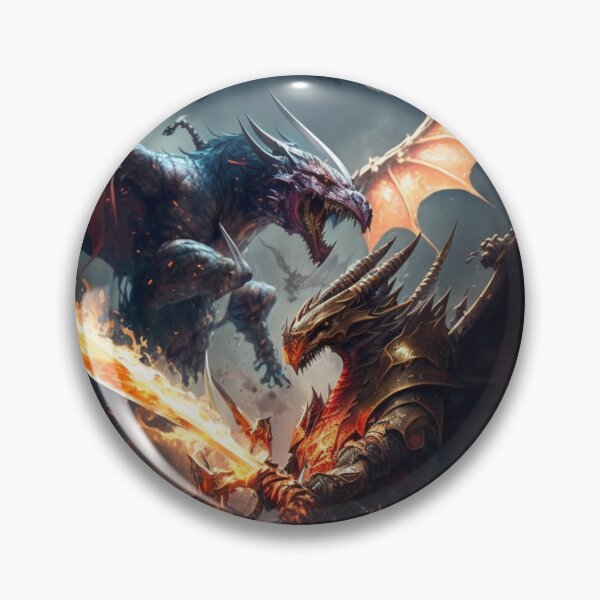 Item preview, Giant dragons war -  Cool Fanatasy Art concept 2023 designed and sold by Soul-Crumbs.
