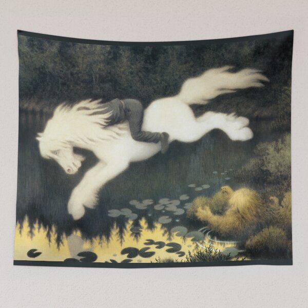 Item preview, Nykur, mythic Icelandic shapeshifting horse designed and sold by Glimmersmith.