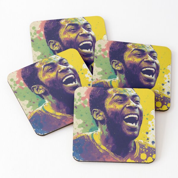 Item preview, Pelé Celebrating - Splash Paint designed and sold by Mitch-Angelo.