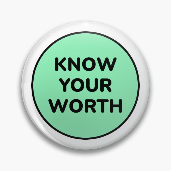 Item preview, Self esteem positive affirmations - Know your worth designed and sold by Inspirationmotivation.