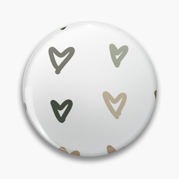 Item preview, green sage beige heart sticker pack  designed and sold by spoiledchai ♡.