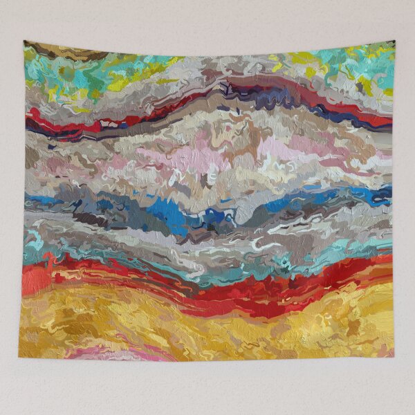 Item preview, Riverbed Vibrancy designed and sold by lukefranklinart.