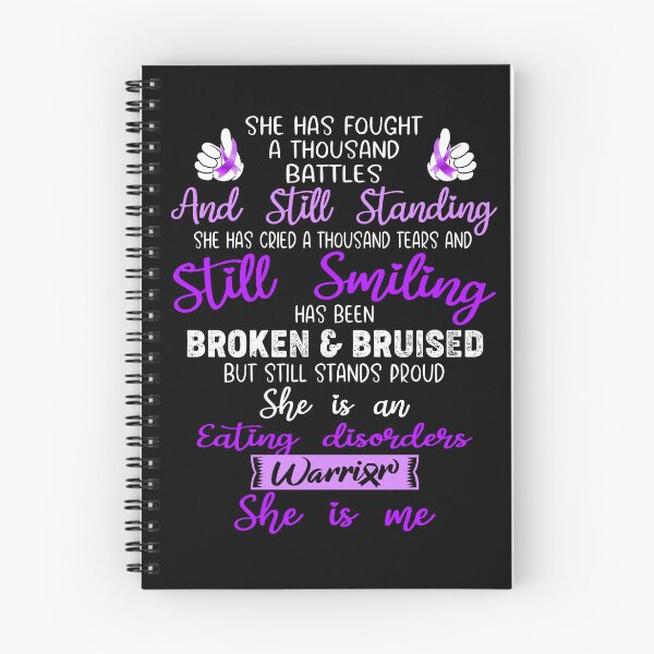 Item preview, Eating disorders Warrior SHE IS ME - Support Eating disorders Fighter Gifts designed and sold by Berriosly.