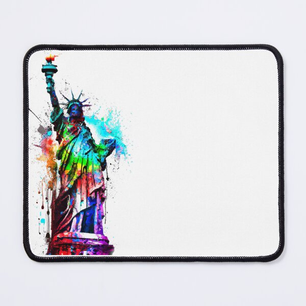 Item preview, Elegant Colorful Abstract Stature Of Liberty designed and sold by nicholekoch1.