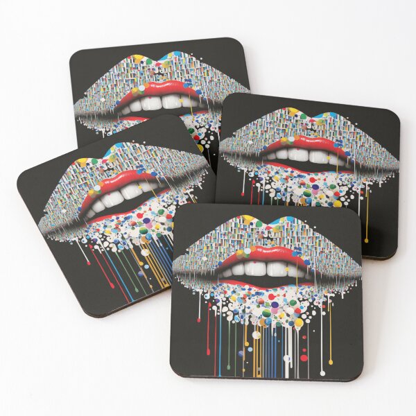 Item preview, Lovely Lips in multicolours designed and sold by Left-Hand-Tree.