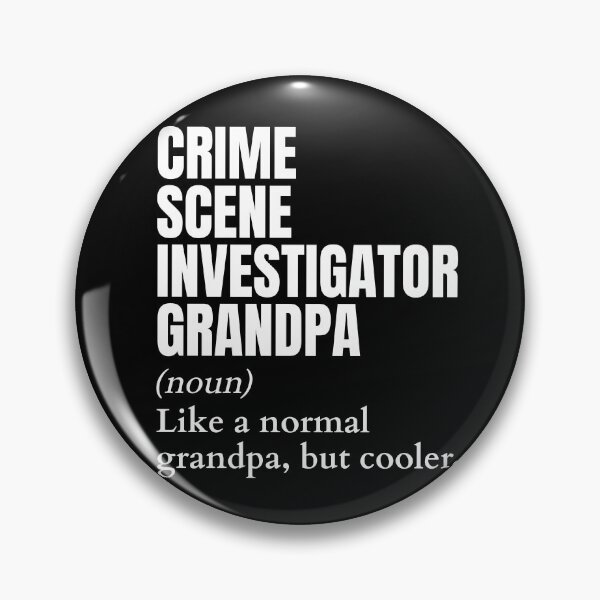 Item preview, Funny Crime Scene Investigator Grandpa Definition designed and sold by EndlessFreedom.