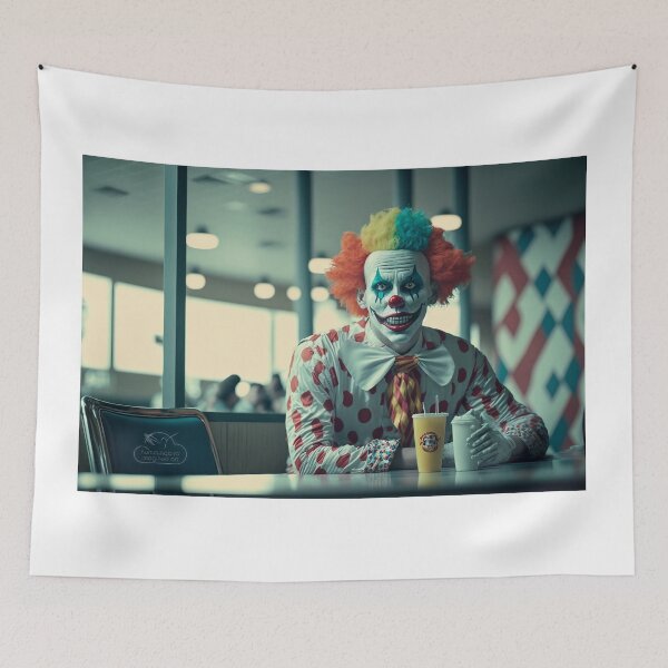 Item preview, Joker Version of Ronald McDonald Enjoying a Shake designed and sold by HummingbirdIA.